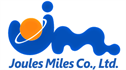 Joules Miles Co Ltd logotyp i blå och orange färg