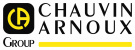 Chauvin Arnoux Groups logotyp i svart och gul färg