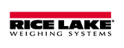Rice Lake Weighing systems logotyp i röd och svart färg